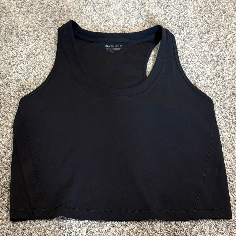 Athleta Classic Black Crop Top